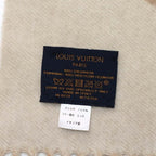 Louis Vuitton Muffler Cold Reykjavik Cashmere 100% Beige Scarf — view 7