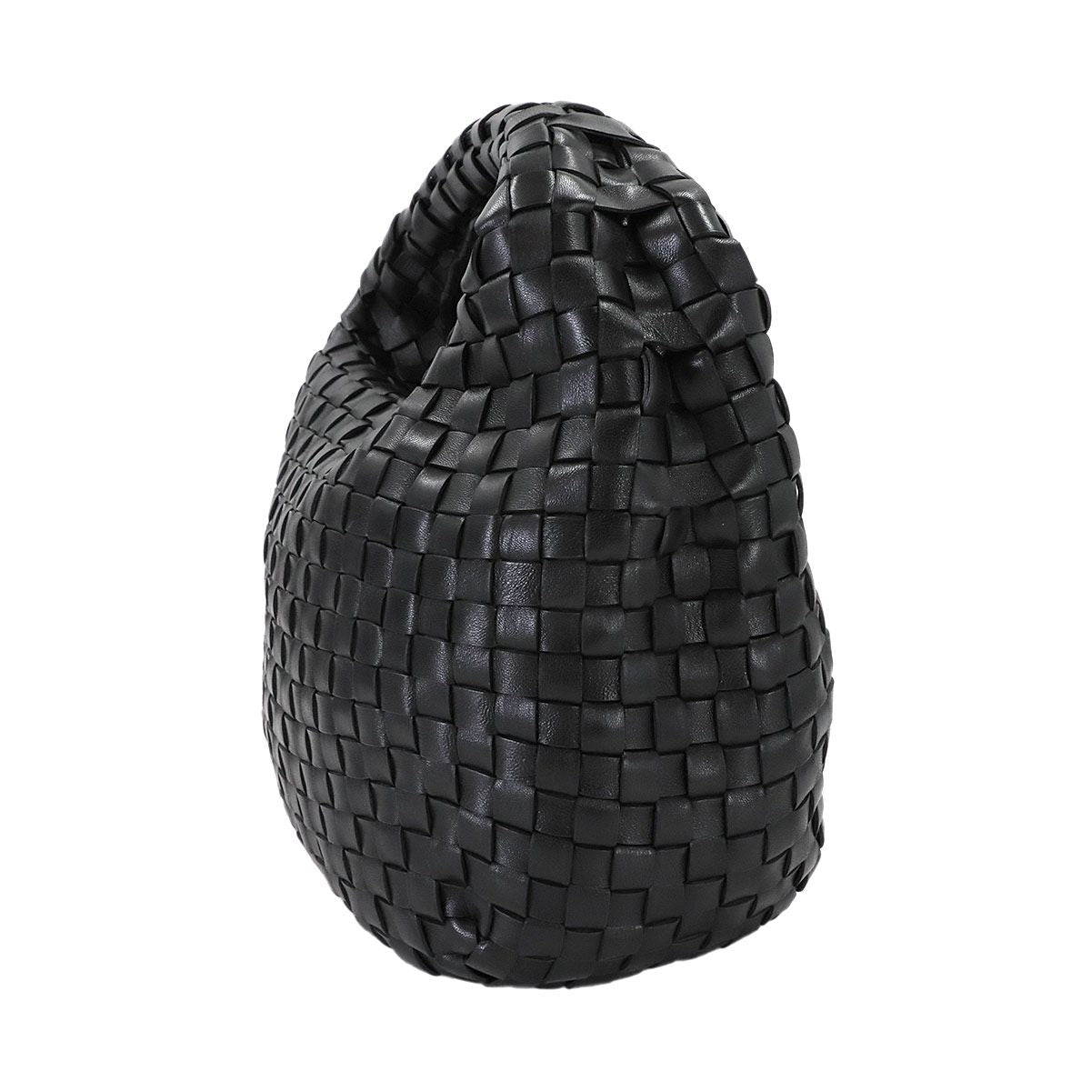 Bottega Veneta Intrecciato Hobo Hand Leather Black — view 4