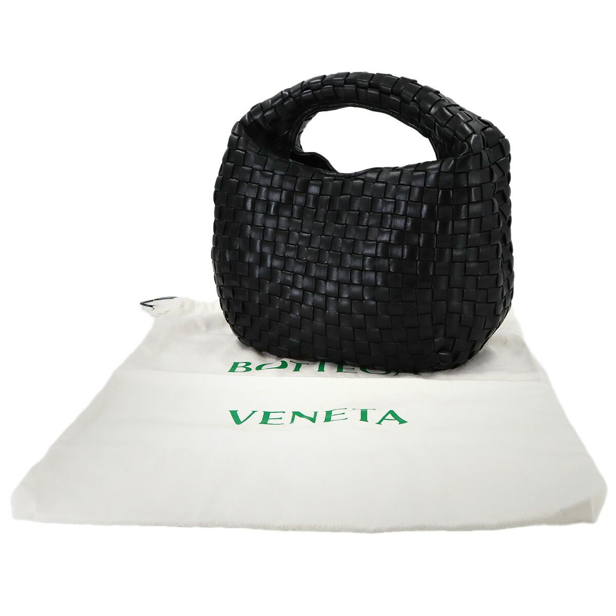 Bottega Veneta Intrecciato Hobo Hand Leather Black — view 2