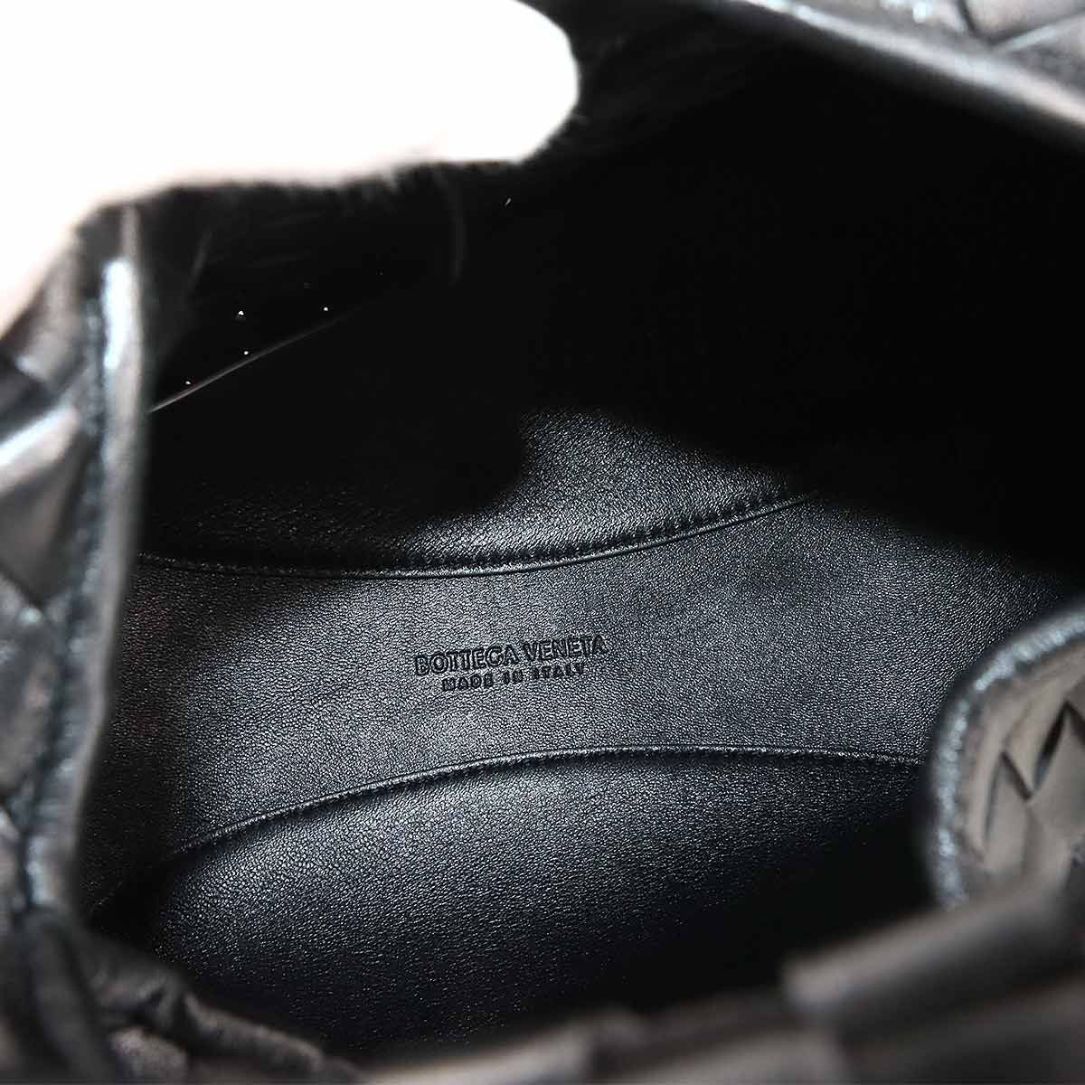 Bottega Veneta Intrecciato Hobo Hand Leather Black — view 9