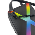 Louis Vuitton Taiga Danube Messenger Bag Pochette Black Rainbow — view 8
