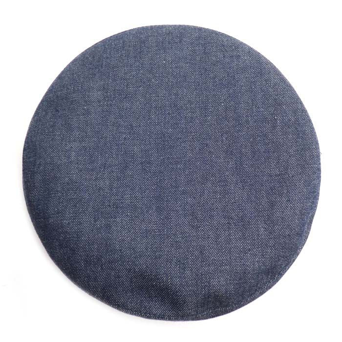 Hermes Denim Beret Blue 57 — view 3