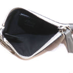 Fendi Zucca Card Case Coin Gray White Red — view 3