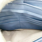 Bottega Veneta Clutch Intrecciato Micro Macro Blue Leather — view 8