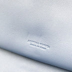 Bottega Veneta Clutch Intrecciato Micro Macro Blue Leather — view 9