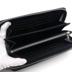 Louis Vuitton Zippy Long Wallet Black Round Zip — view 7
