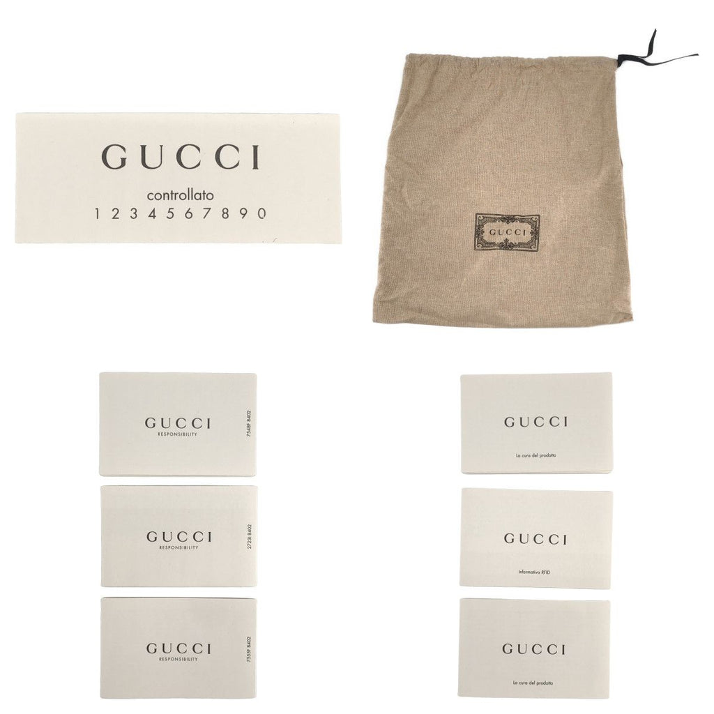Gucci Jackie GG Supreme Handbag Beige Brown — view 8