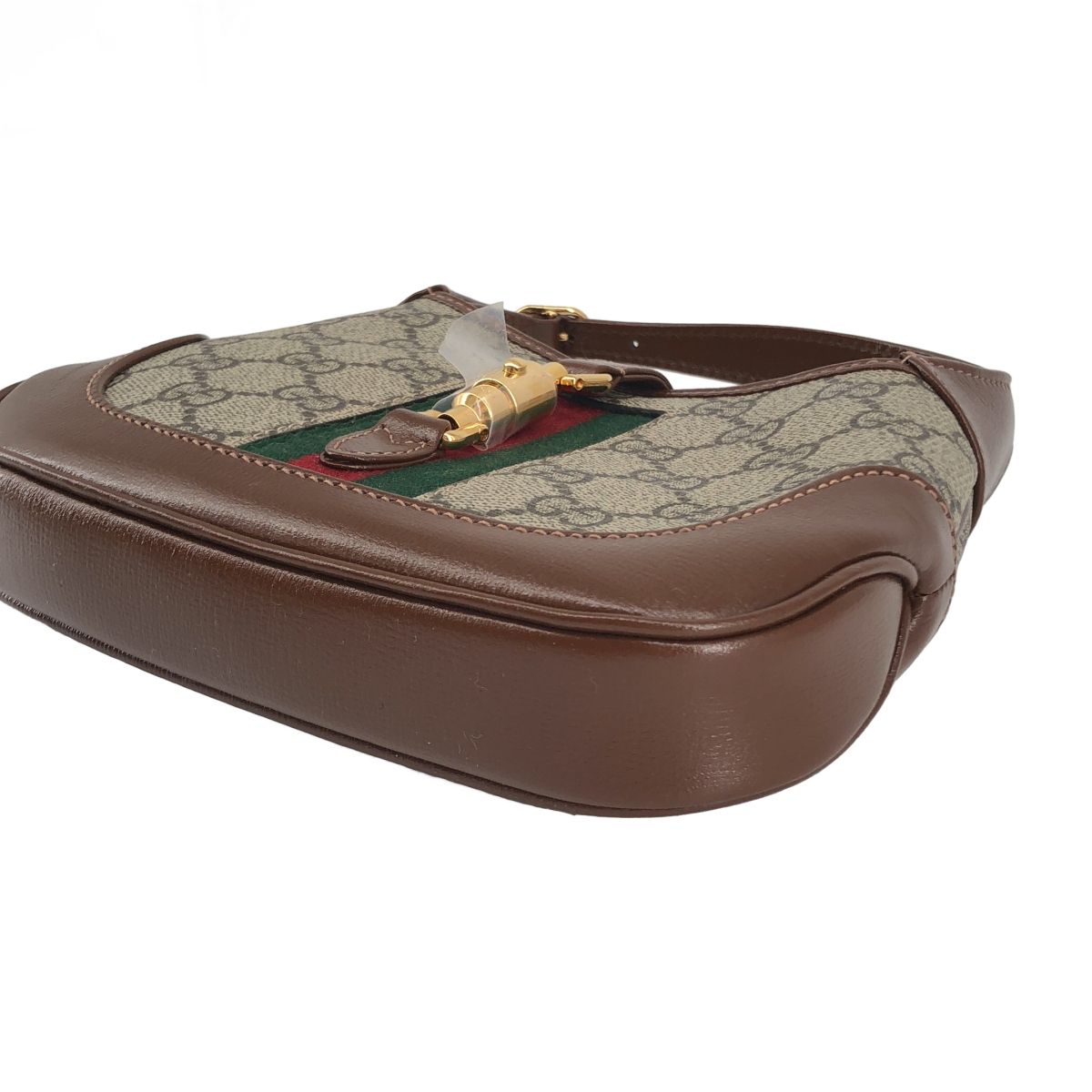 Gucci Jackie GG Supreme Handbag Beige Brown — view 6
