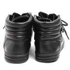 Chanel Leather Chain High Cut Sneakers Black 33 — view 5
