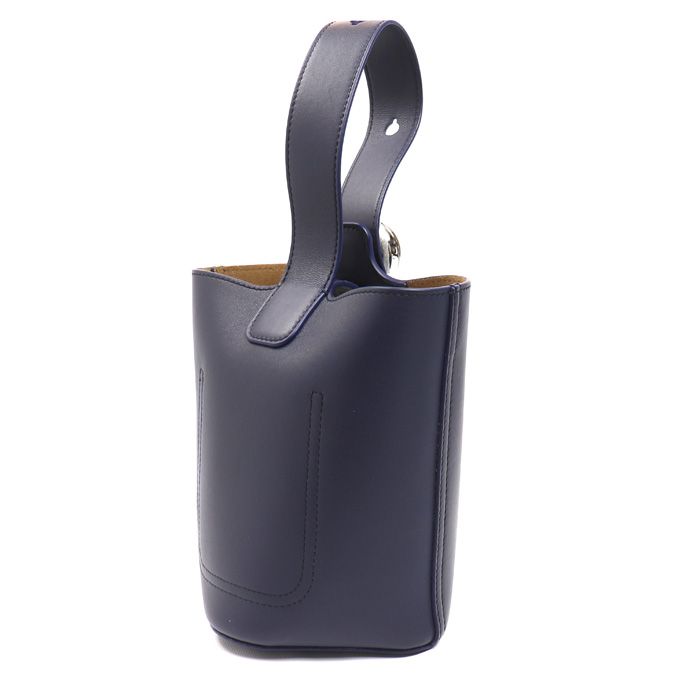 Loewe Pebble Bucket Bag Mini 2-Way Navy — view 2