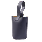Loewe Pebble Bucket Bag Mini 2-Way Navy — view 2