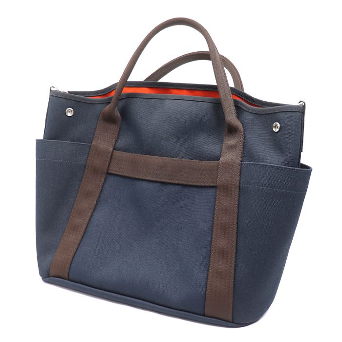 Hermes Sac de Pansage Groom 2-Way Shoulder Bag Navy F — view 2