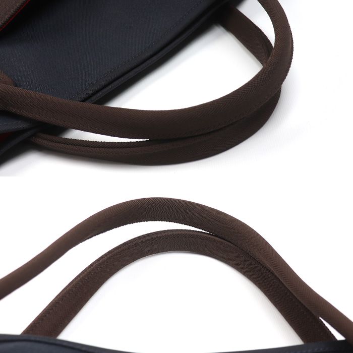 Hermes Sac de Pansage Groom 2-Way Shoulder Bag Navy F — view 9