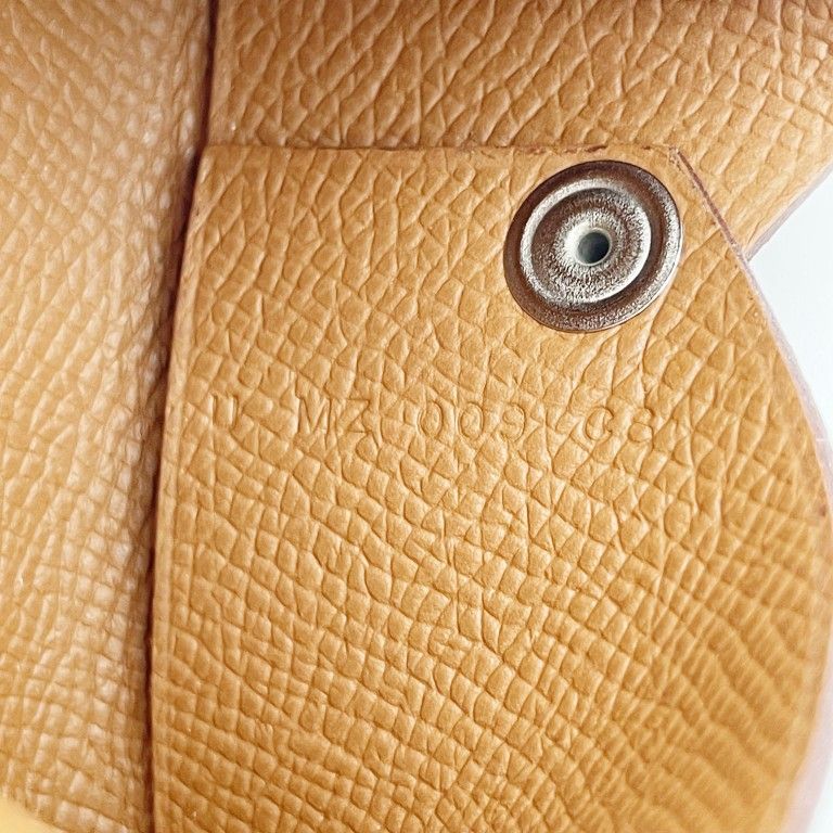 Hermes Card Case Business Holder Calvi Gold Epsom — view 9