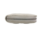 Chanel Zip Around Quilted Caviar Leather White — view 7