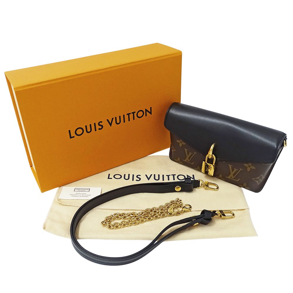 Louis Vuitton Monogram Shoulder Bag 2-Way Padlock on Strap — view 7