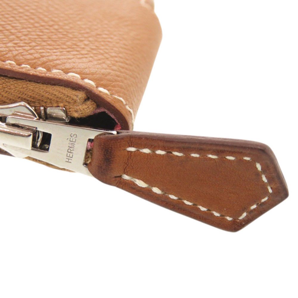 Hermes Azap Silk in Compact Mini Veau Gold Silver Ed — view 9