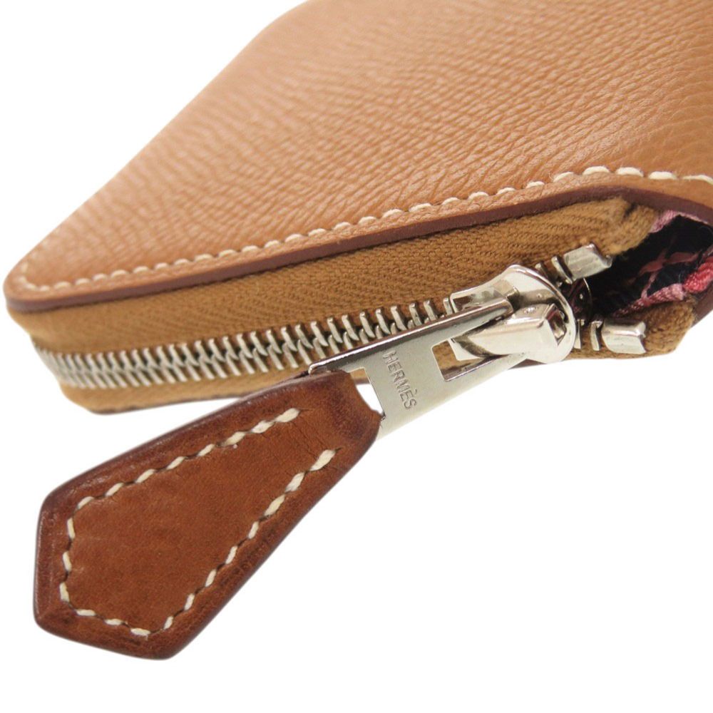 Hermes Azap Silk in Compact Mini Veau Gold Silver Ed — view 8