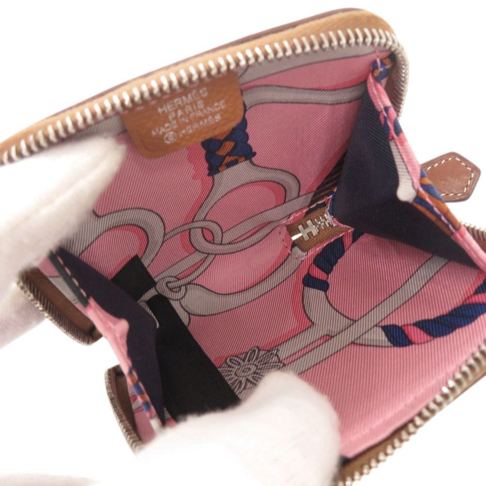 Hermes Azap Silk in Compact Mini Veau Gold Silver Ed — view 4