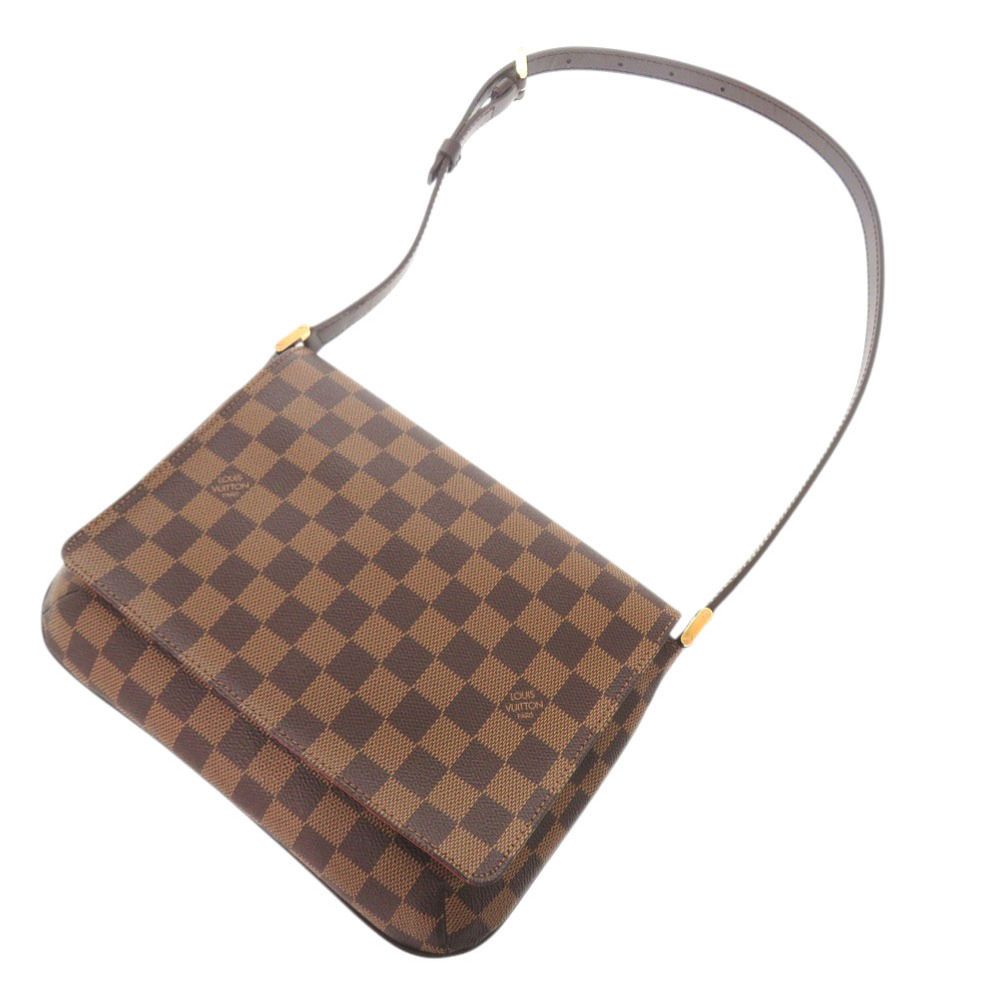 Louis Vuitton Musette Tango Damier Brown Shoulder Bag LV — view 4