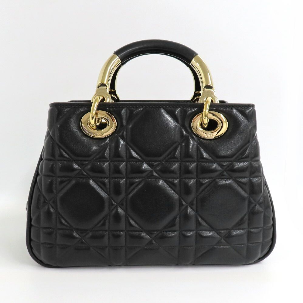 Dior 95.22 Cannage Handbag 2-Way Shoulder Calfskin — view 2