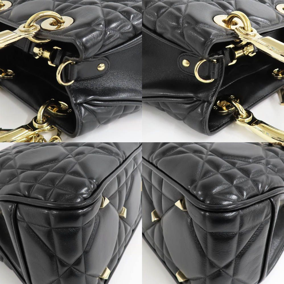 Dior 95.22 Cannage Handbag 2-Way Shoulder Calfskin — view 9