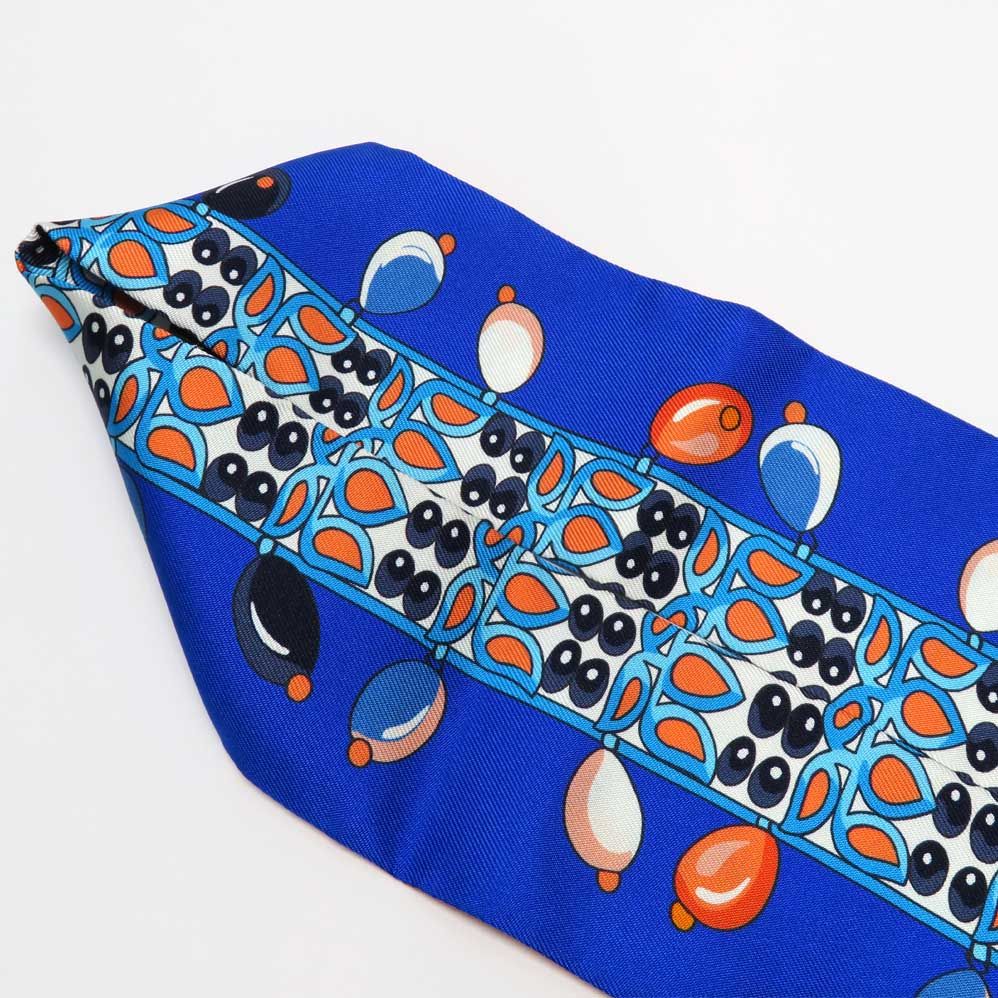 Hermes Twilly Maharaja's Parures Des Maharajas Scarf Silk — view 6