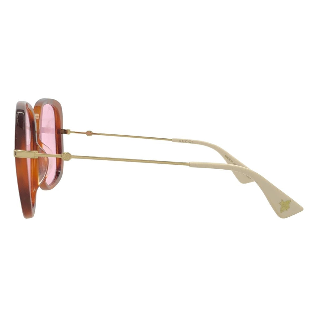 Gucci Butterfly Frame Sunglasses Pink 59 — view 3