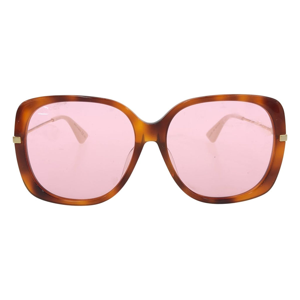 Gucci Butterfly Frame Sunglasses Pink 59 — view 2