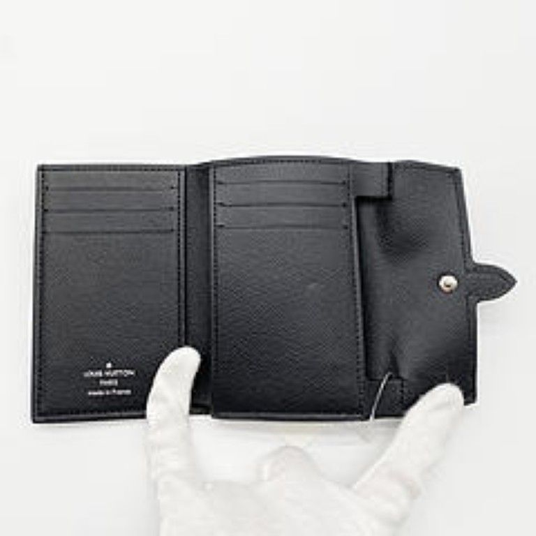 Louis Vuitton Wallet Organizer Duposh Black Monogram Pastel — view 7