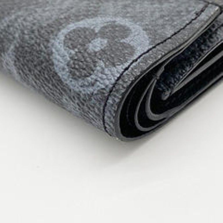 Louis Vuitton Wallet Organizer Duposh Black Monogram Pastel — view 5