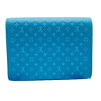 Louis Vuitton Wallet Nanogram Portefeuille Victorine Blue Leather — view 2