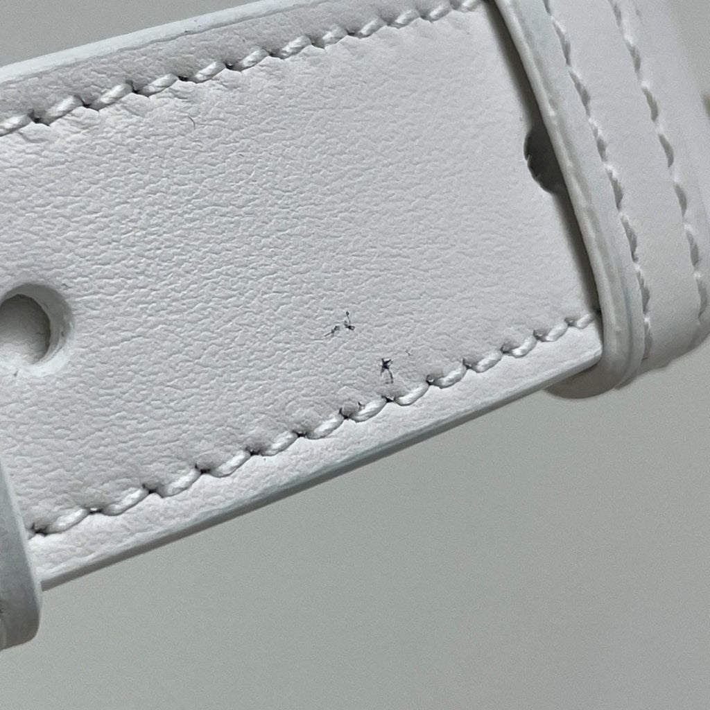 Dior Christian Vibe Micro Bucket 2-Way Shoulder Bag Leather Navy White — view 9