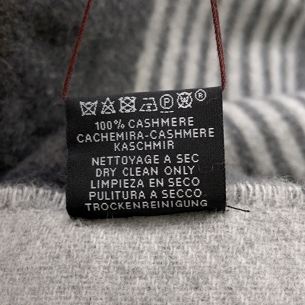 Hermes Scarf-sangle-a-Boucle Cashmere Antogracito Gris-cles — view 8