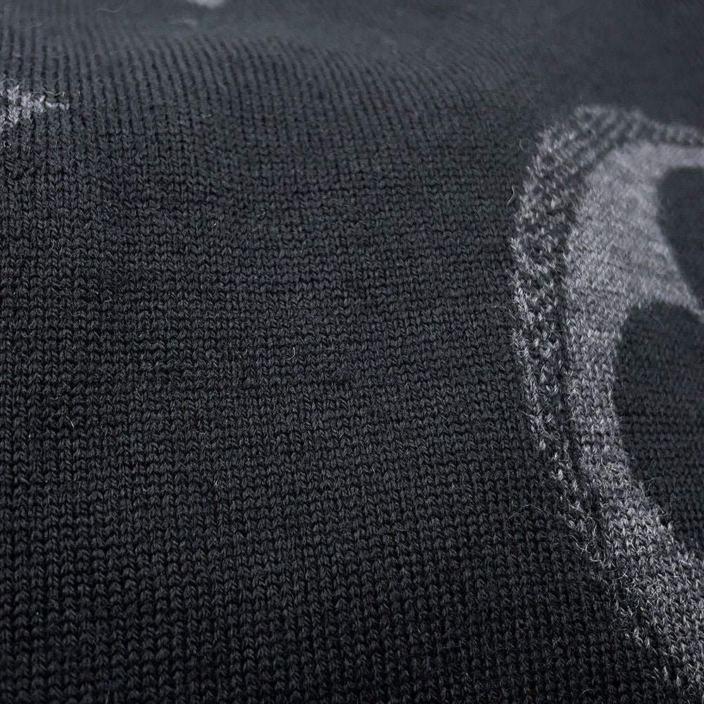 Louis Vuitton Scarf LV Galaxy Wool Black Noir — view 6