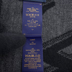 Louis Vuitton Scarf LV Galaxy Wool Black Noir — view 8