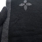 Louis Vuitton Scarf LV Galaxy Wool Black Noir — view 5