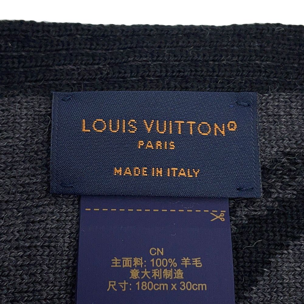 Louis Vuitton Scarf LV Galaxy Wool Black Noir — view 7