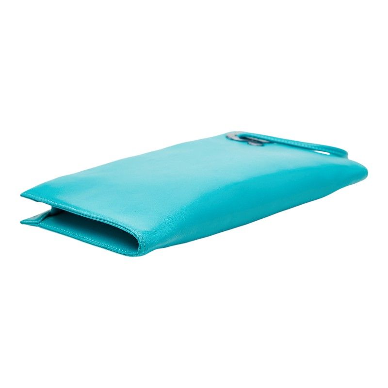 Loewe Logo Blue Green Leather — view 5