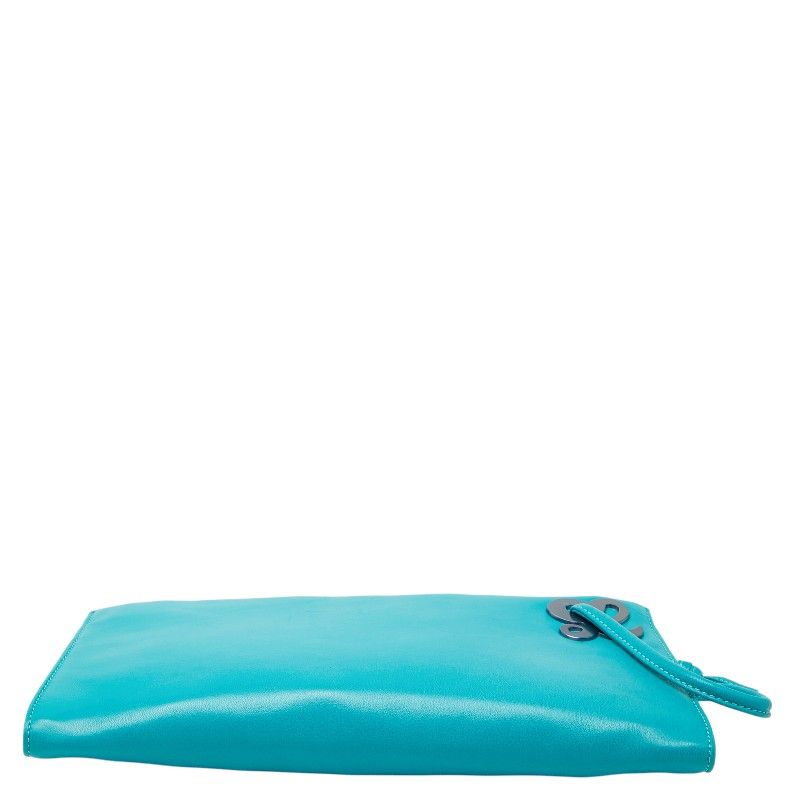 Loewe Logo Blue Green Leather — view 3