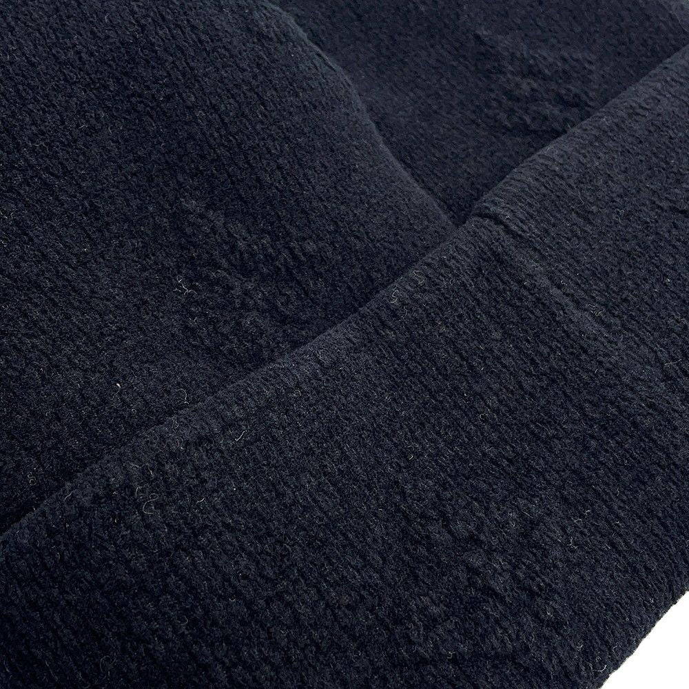 Louis Vuitton Knit Hat Beanie LV Crash Monogram Cotton Noir Black — view 5