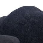Louis Vuitton Knit Hat Beanie LV Crash Monogram Cotton Noir Black — view 7