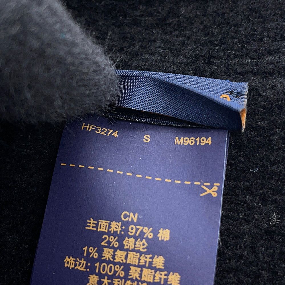 Louis Vuitton Knit Hat Beanie LV Crash Monogram Cotton Noir Black — view 9