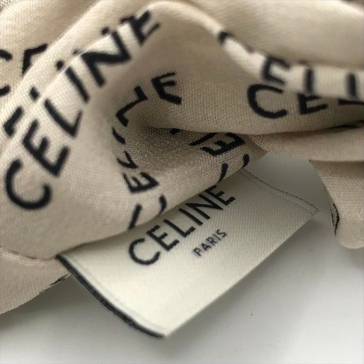 Celine Logo Macadam Silk Hair — view 9