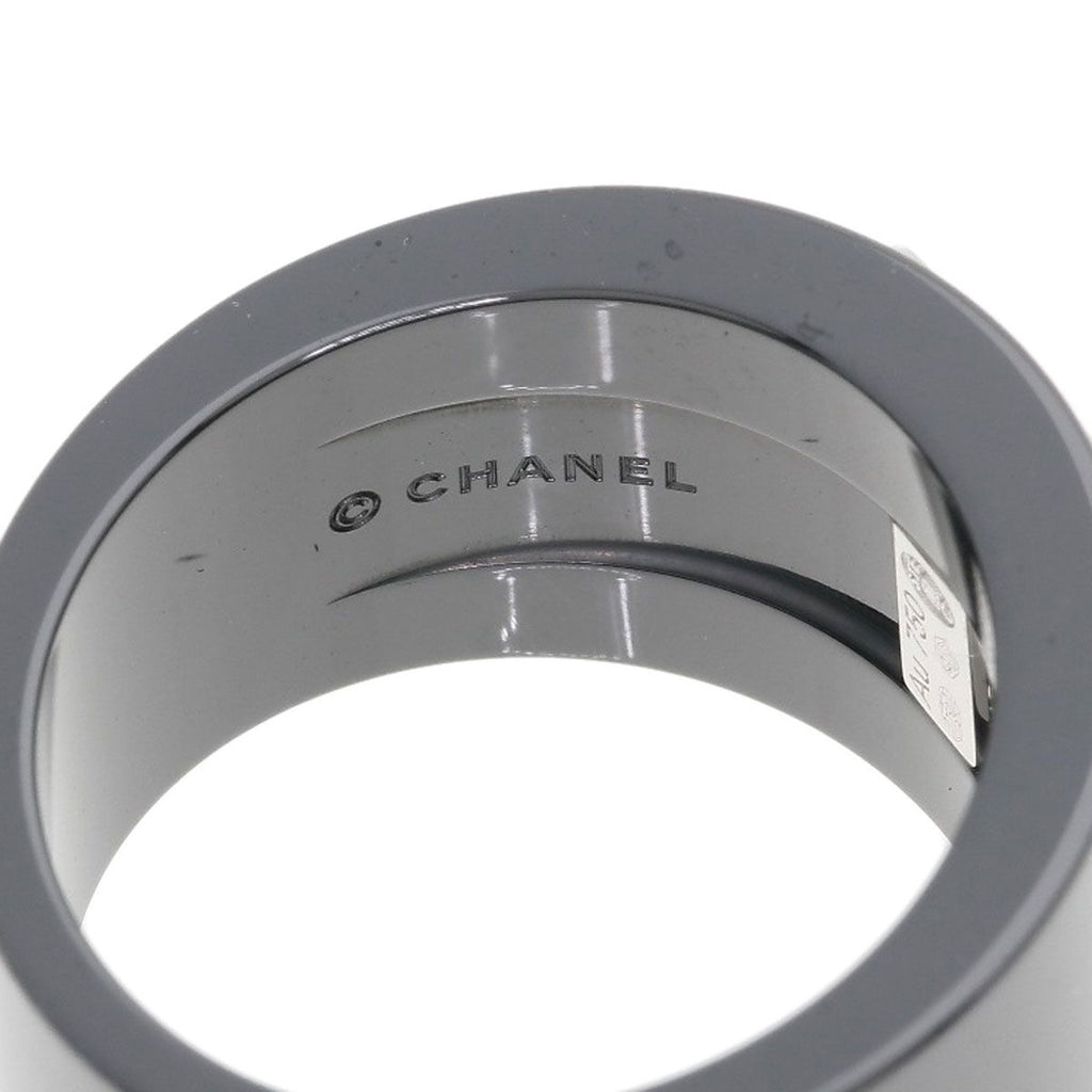Chanel Cosmic de Comet Diamond Ceramic 52 Ring 18K White Gold — view 6