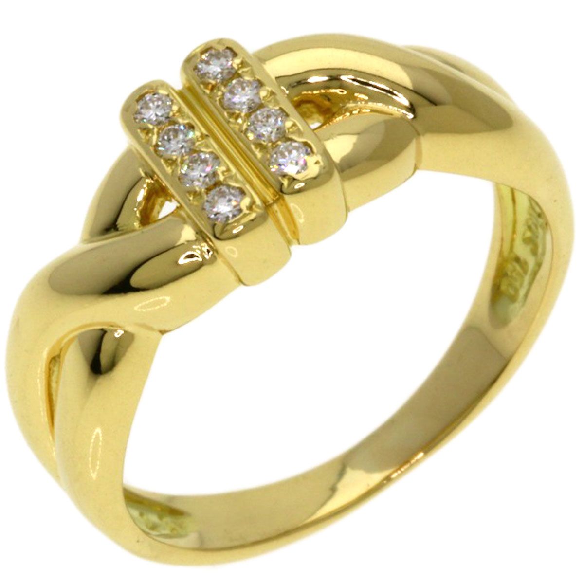 Dior Diamond Ring 18K Yellow Gold — view 2