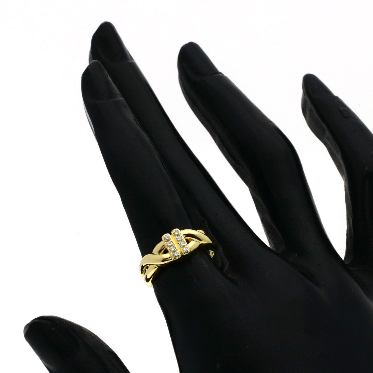 Dior Diamond Ring 18K Yellow Gold — view 8