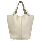 Hermes Handbag Picotin Lock PM Leather Ivory Silver — view 2