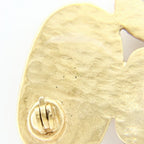 Chanel Brooch CC Logo Vintage Gold Plated Silver — view 7