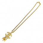 Chanel Necklace CC Logo Long Swing Vintage — view 5